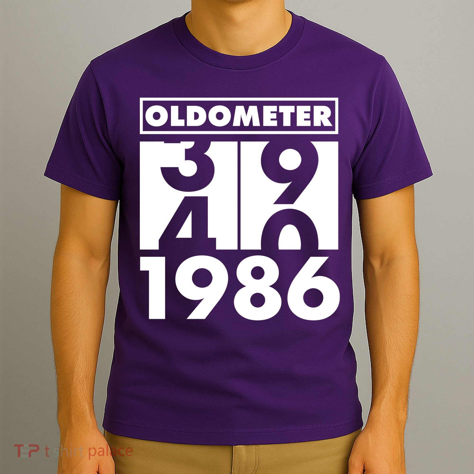 40th Birthday Oldometer 1986 T-Shirt