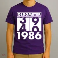 40th Birthday Oldometer 1986 T-Shirt thumb 3