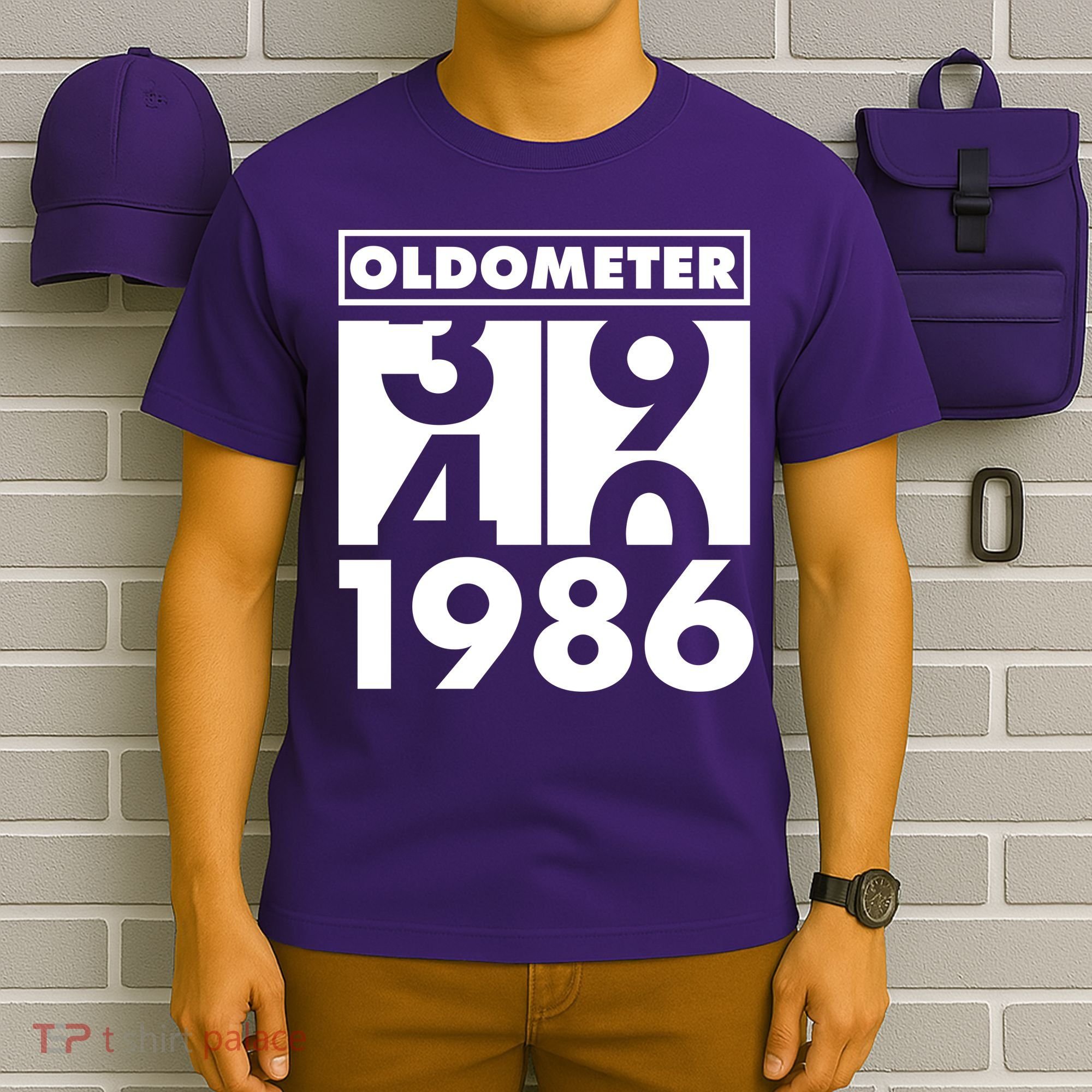 40th Birthday Oldometer 1986 T-Shirt