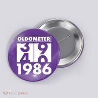 40th Birthday Oldometer 1986 Button thumb 0