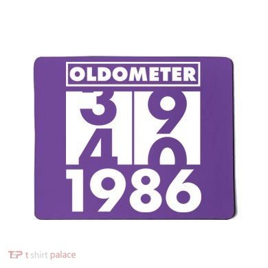 40th Birthday Oldometer 1986 Mousepad