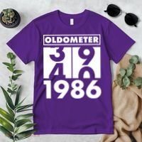 40th Birthday Oldometer 1986 Premium T-Shirt thumb 2