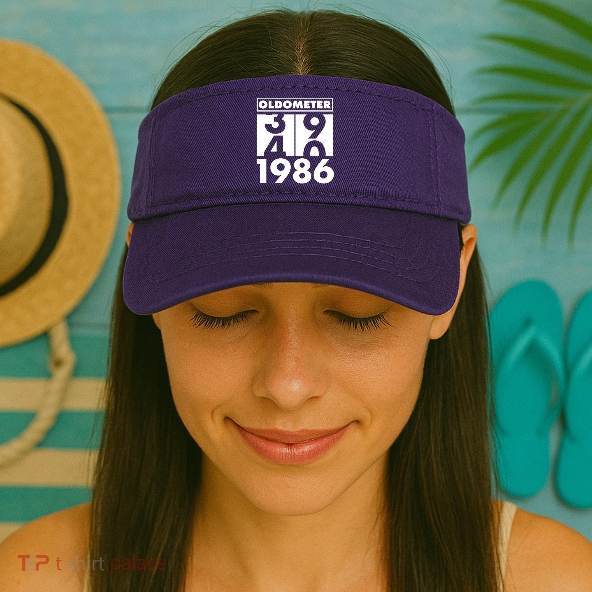 40th Birthday Oldometer 1986 Visor