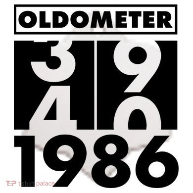 40th Birthday Oldometer 1986 Ceramic Ornament