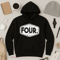 4th Birthday of 4 years old four Hoodie thumb 3