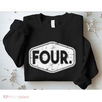 4th Birthday of 4 years old four Sweatshirt thumb 2