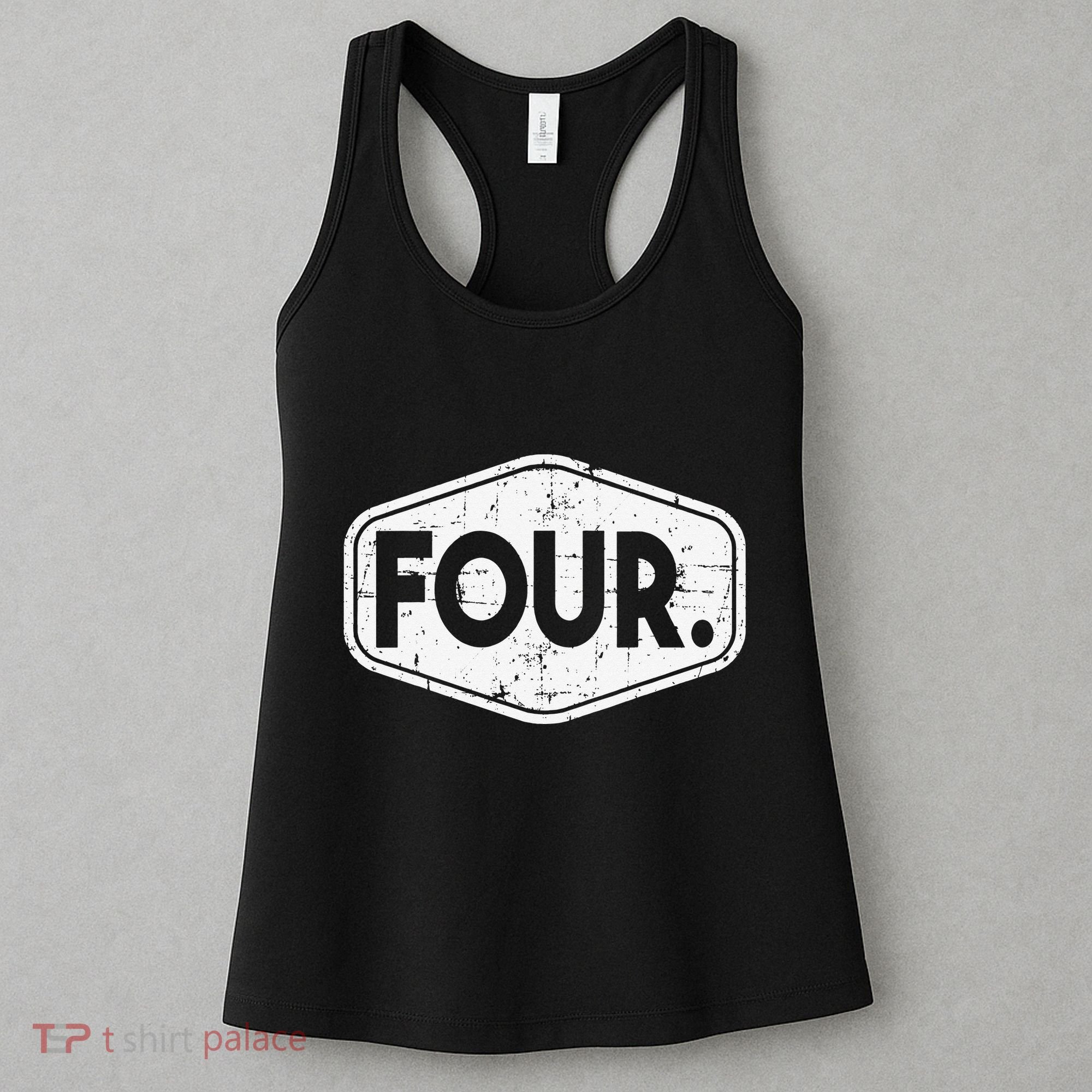 4th Birthday of 4 years old four Women's Tank Top