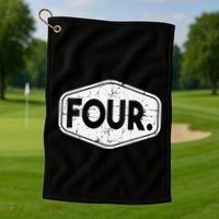 4th Birthday of 4 years old four Golf Towel thumb 1