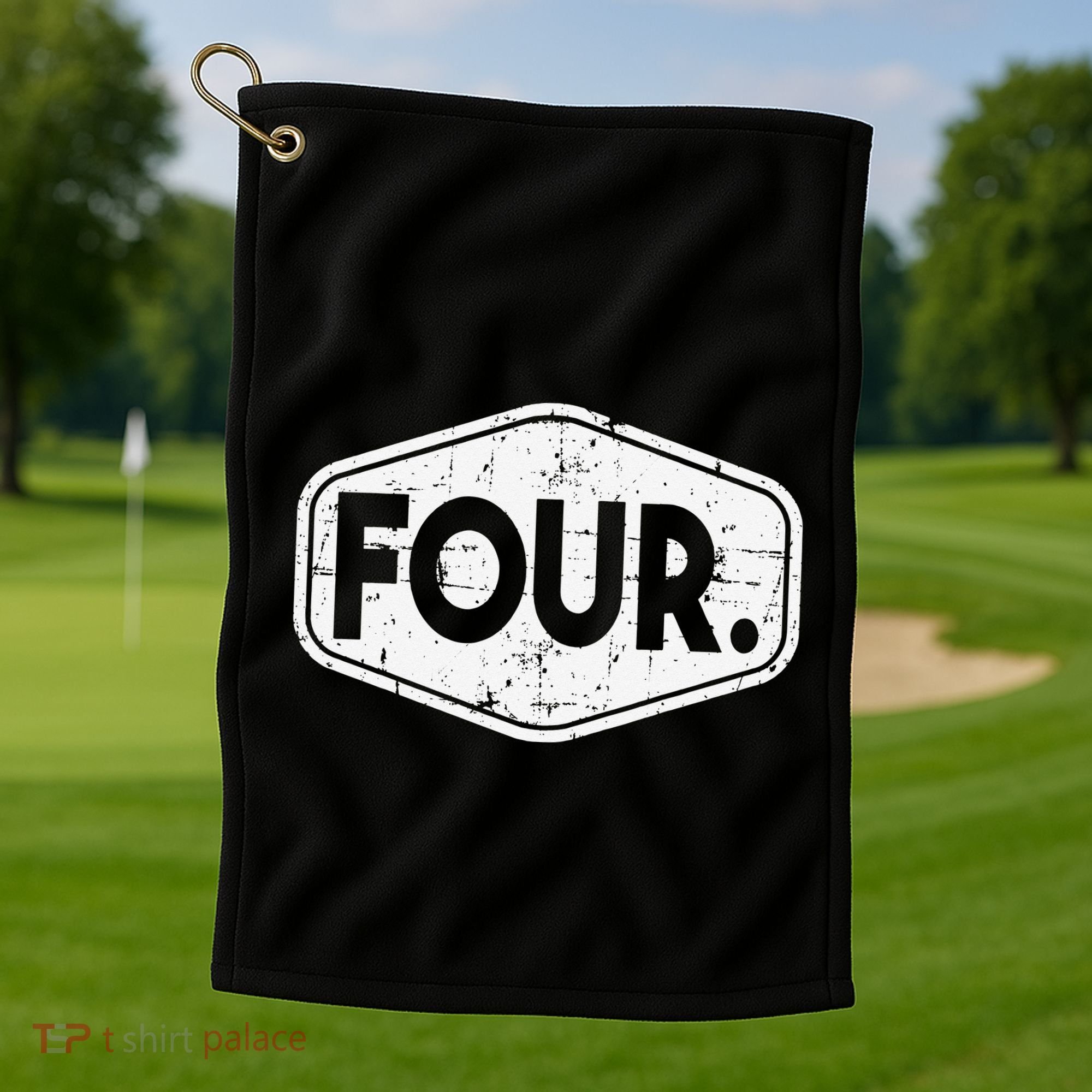 4th Birthday of 4 years old four Golf Towel