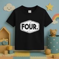 4th Birthday of 4 years old four Toddler T-Shirt thumb 3