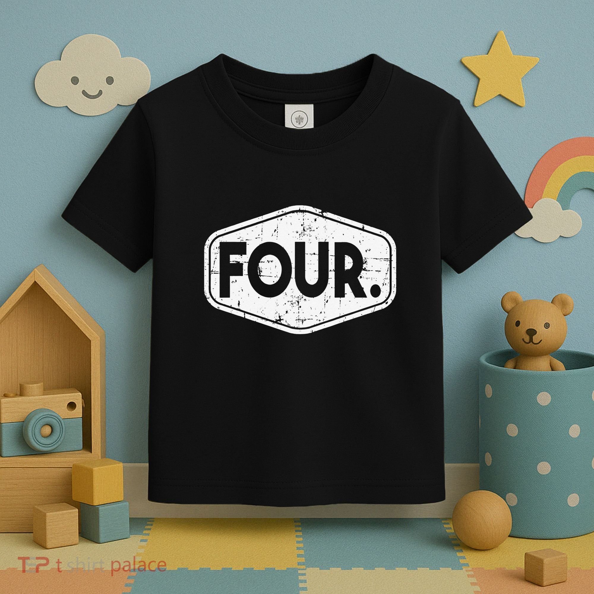 4th Birthday of 4 years old four Toddler T-Shirt