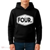 4th Birthday of 4 years old four Kids Hoodie thumb 4