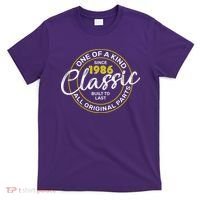 40th Birthday One Of A Kind Since 1986 Classic Built To Last All Original Parts  T-Shirt thumb 0