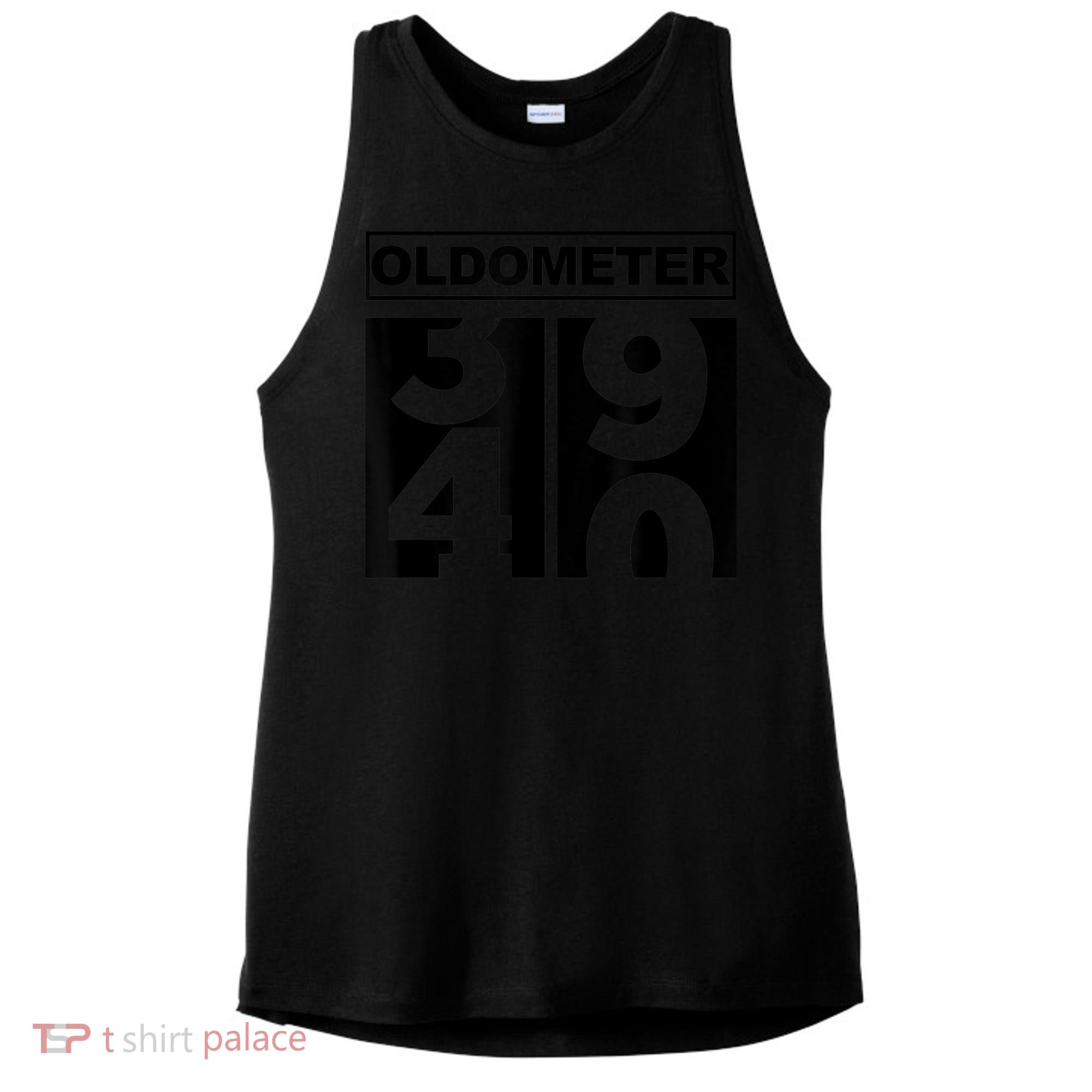 40th Birthday Oldometer 39-40 Ladies PosiCharge Tri-Blend Wicking Tank