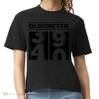 40th Birthday Oldometer 39-40 Comfort Colors Boxy T-Shirt thumb 0
