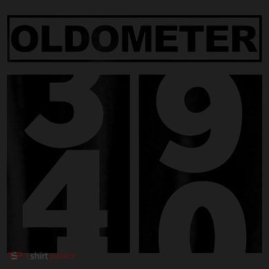 40th Birthday Oldometer 39-40 Comfort Colors Boxy T-Shirt