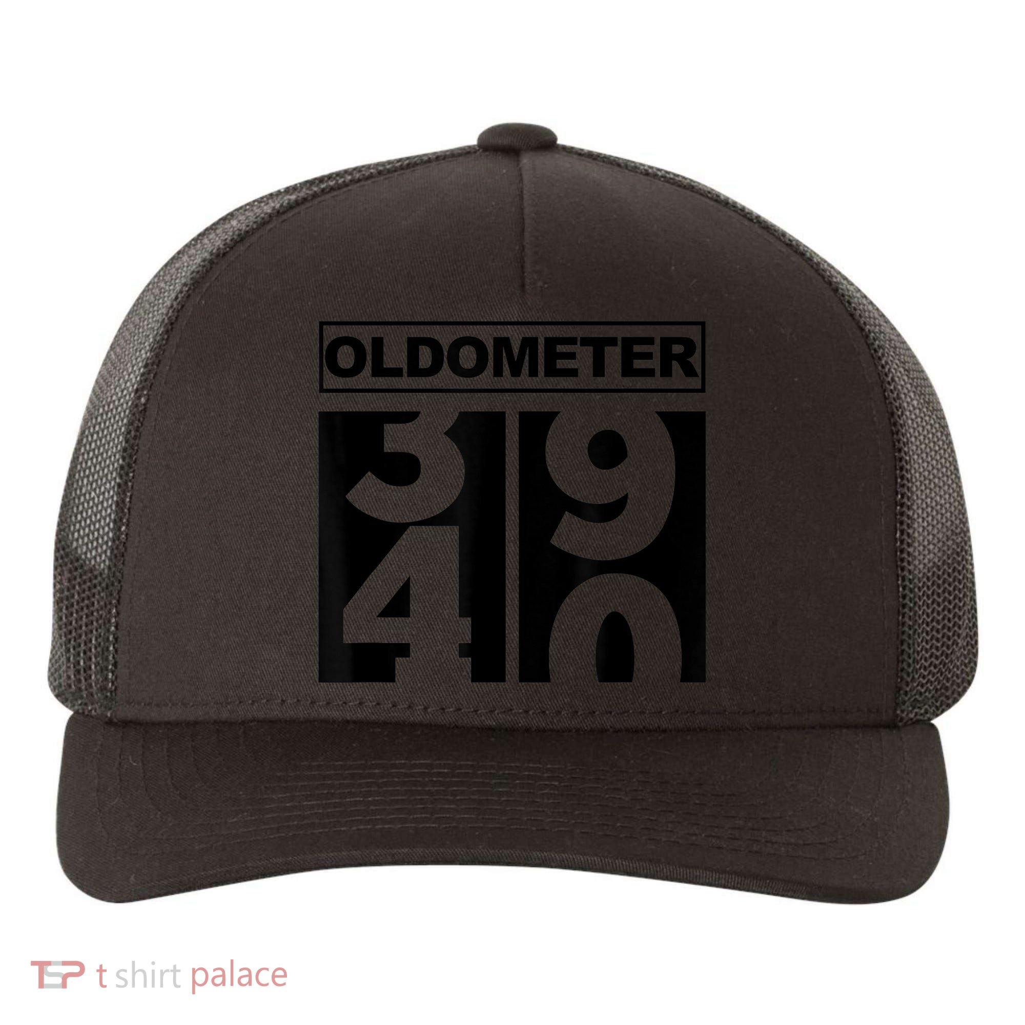 40th Birthday Oldometer 39-40 Yupoong Adult 5-Panel Trucker Hat
