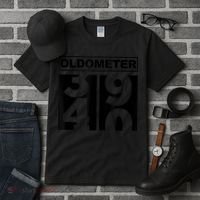 40th Birthday Oldometer 39-40 Tall T-Shirt thumb 3
