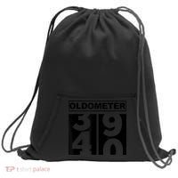 40th Birthday Oldometer 39-40 Sweatshirt Cinch Pack Bag thumb 0