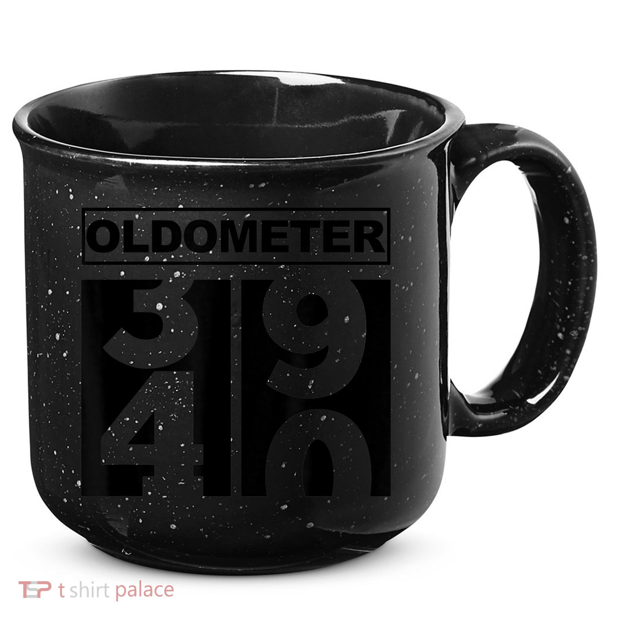 40th Birthday Oldometer 39-40 15oz Campfire Ceramic Mug