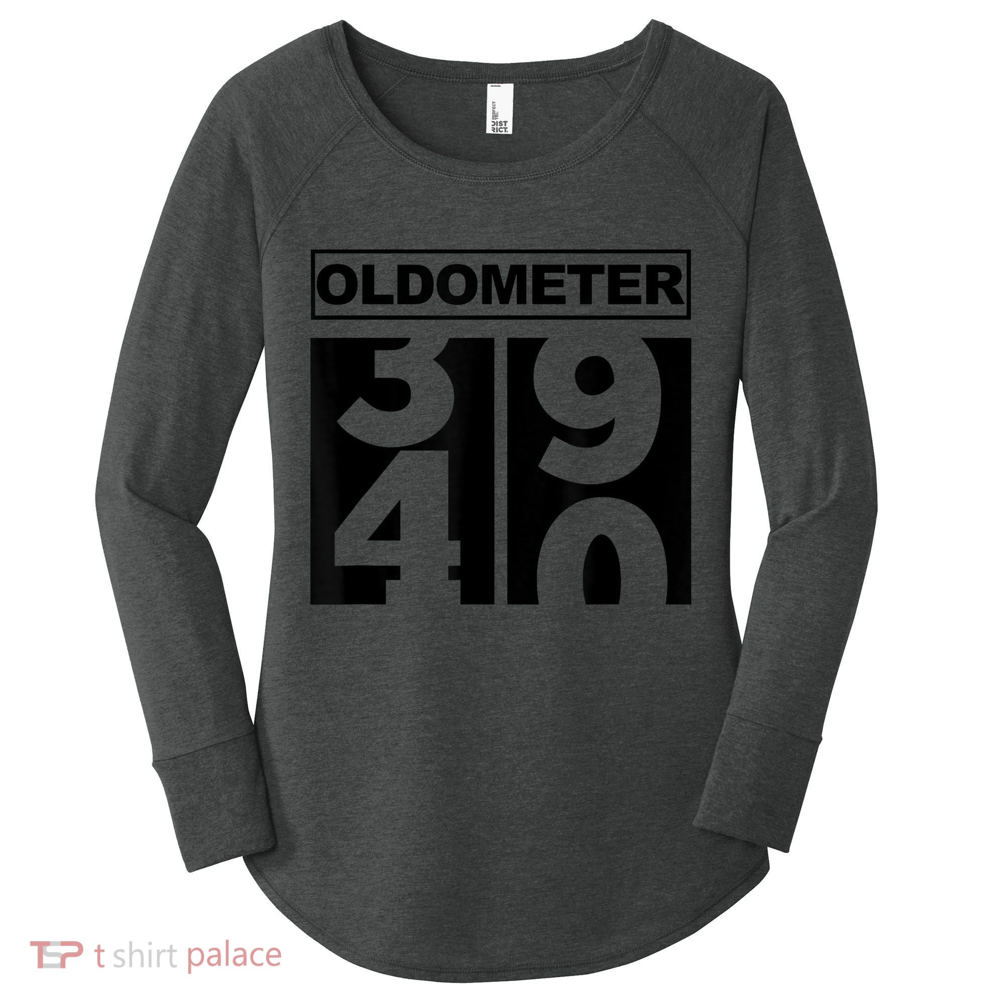 40th Birthday Oldometer 39-40 Women's Perfect Tri Tunic Long Sleeve Shirt
