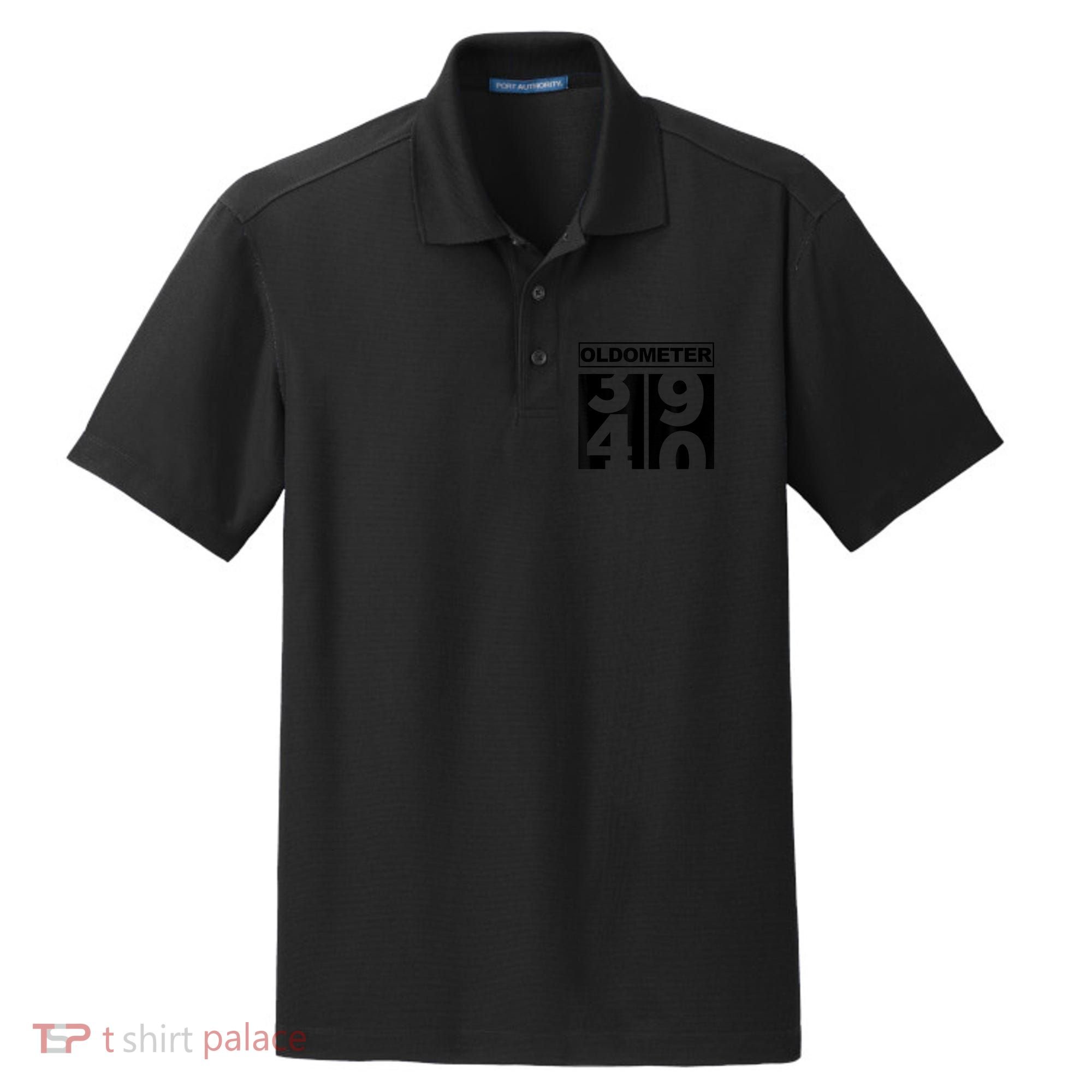 40th Birthday Oldometer 39-40 Dry Zone Grid Polo