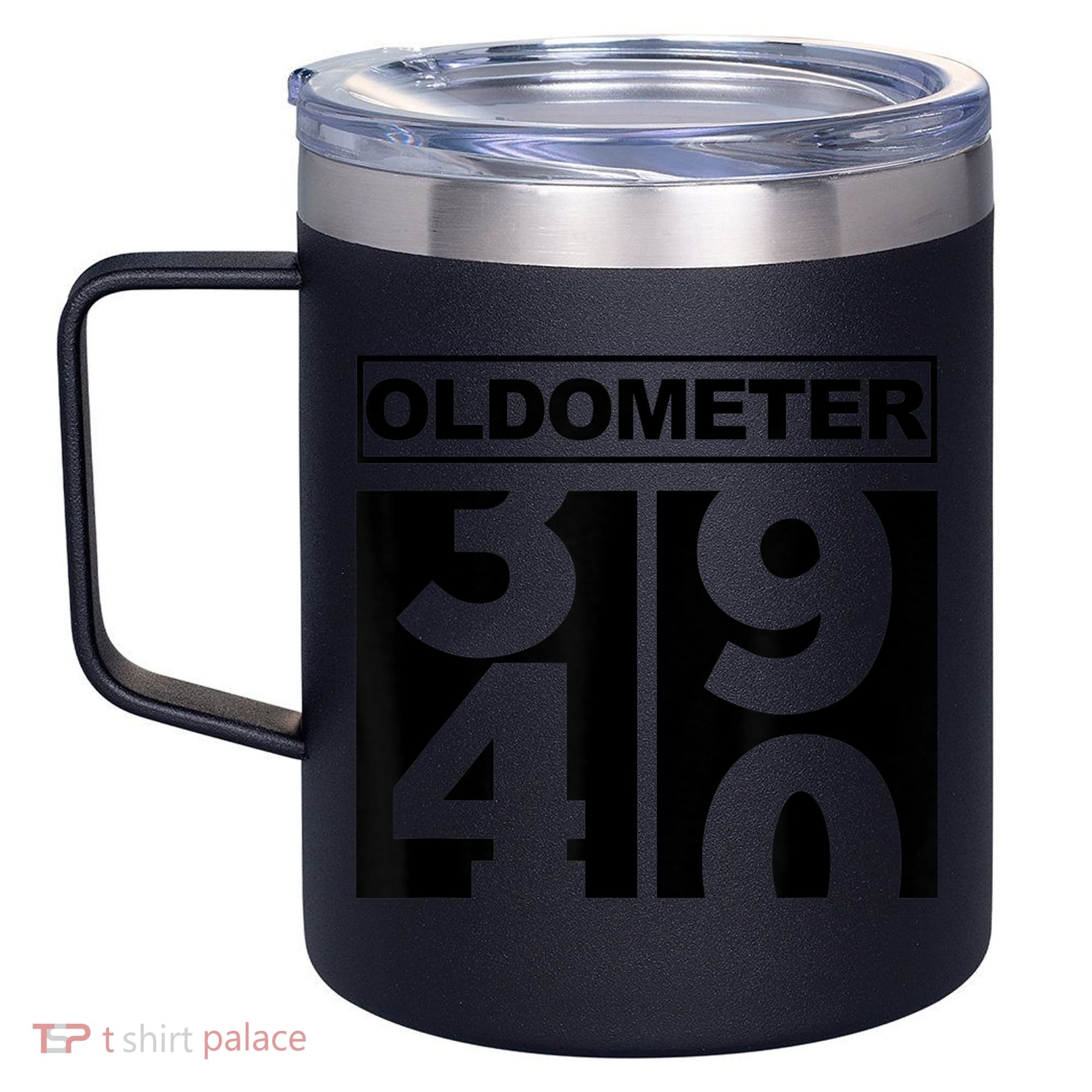 40th Birthday Oldometer 39-40 12oz Stainless Steel Coffee Mug