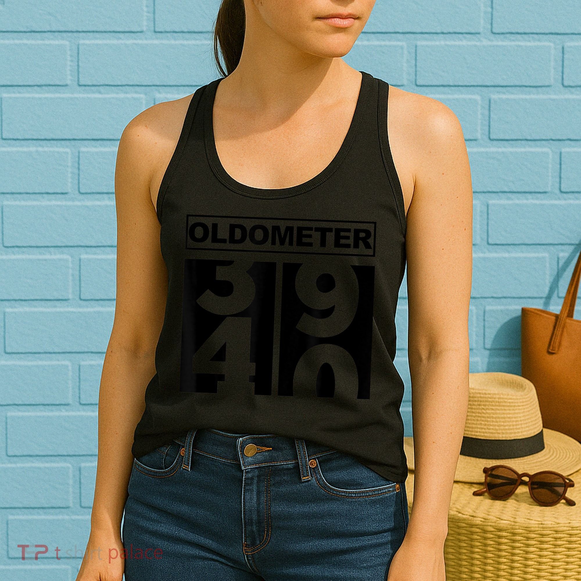 40th Birthday Oldometer 39-40 Women's Tank Top