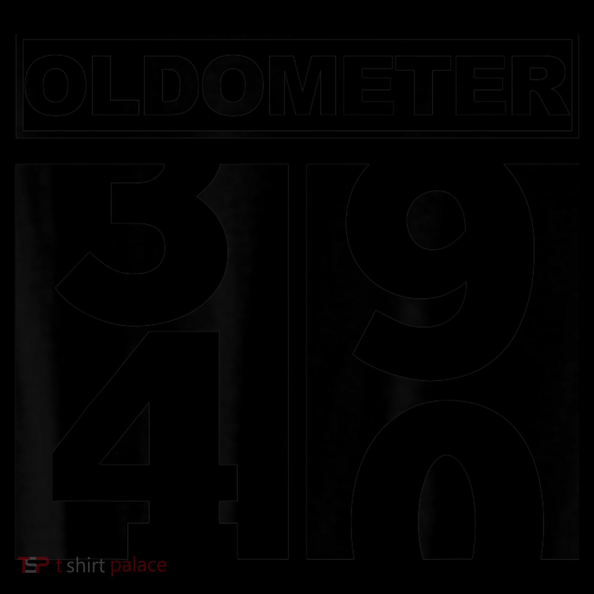 40th Birthday Oldometer 39-40 Women's V-Neck T-Shirt