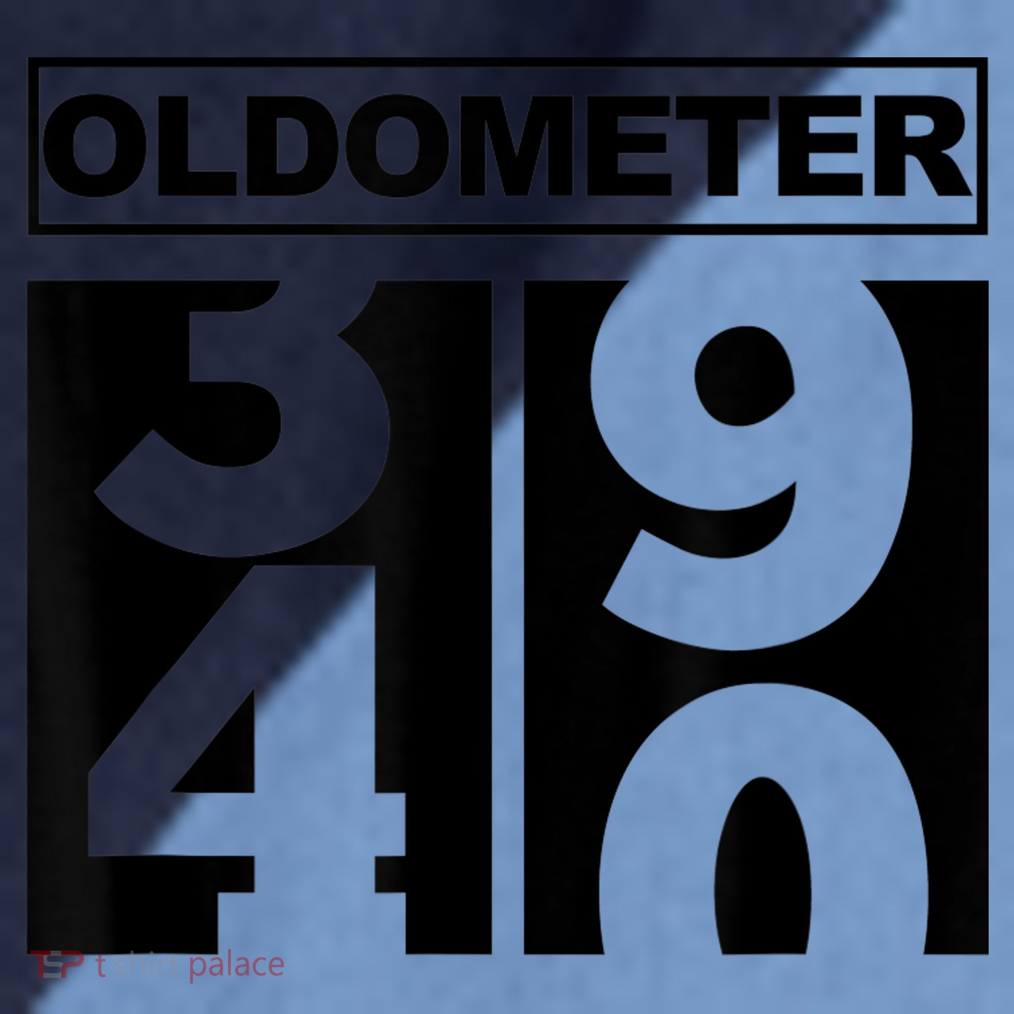 40th Birthday Oldometer 39-40 Raglan Baseball Sleeve Shirt