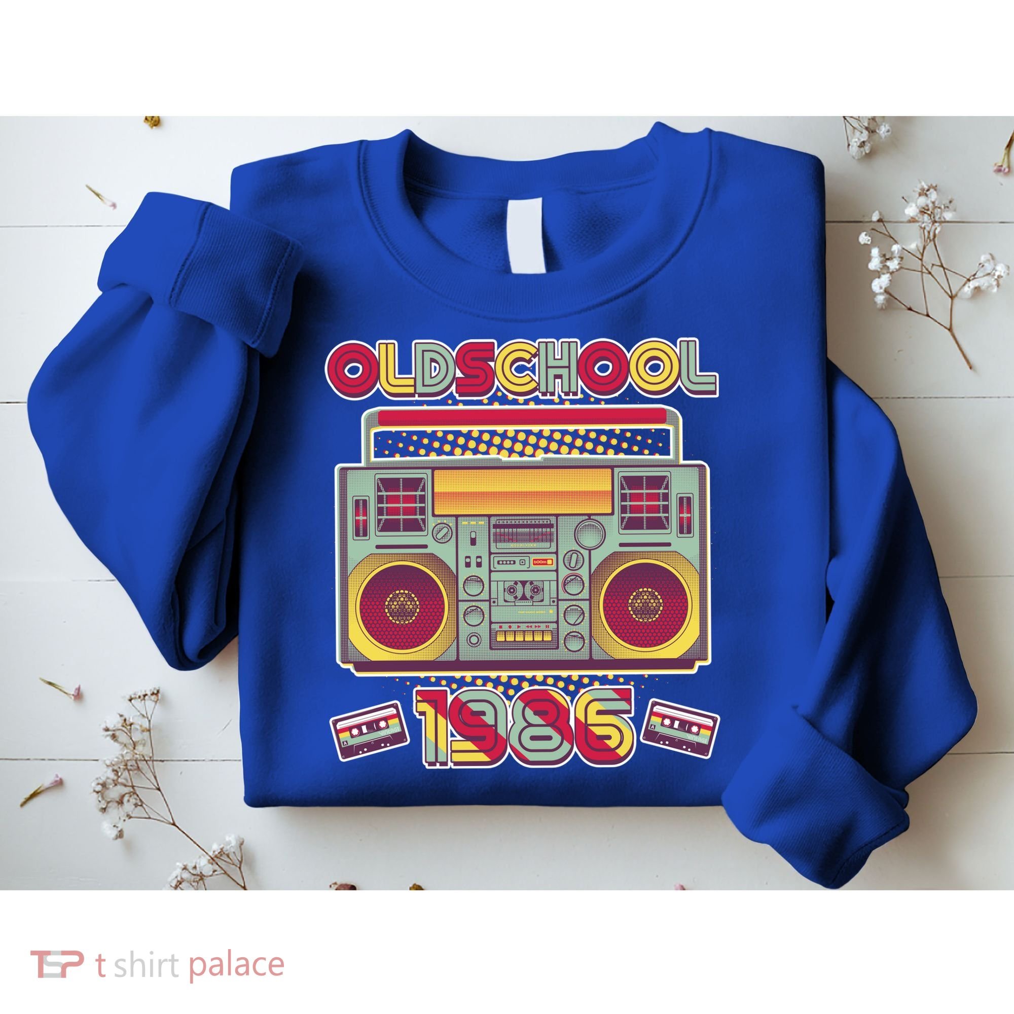 40th Birthday Oldschool Boombox 1986 Sweatshirt