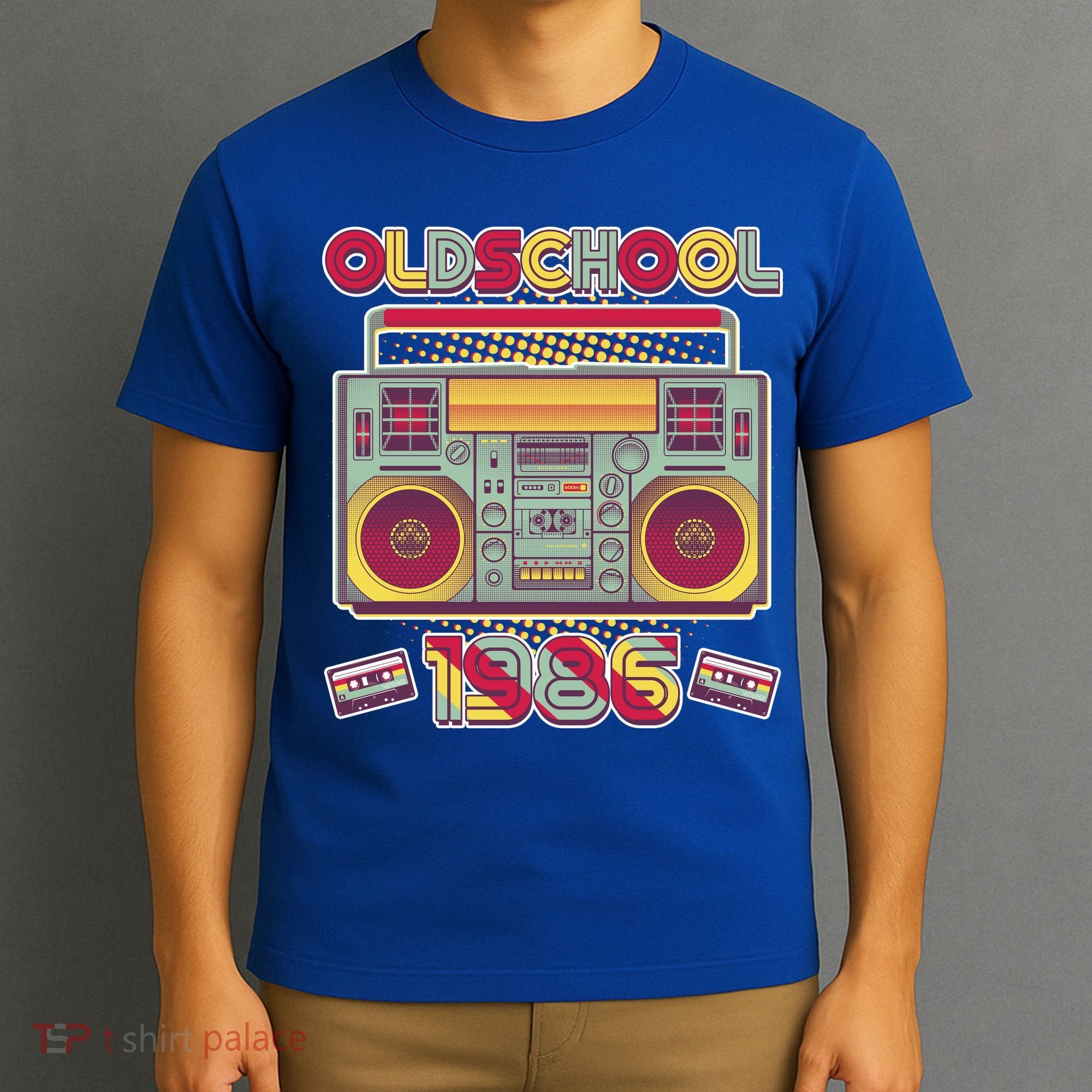 40th Birthday Oldschool Boombox 1986 T-Shirt