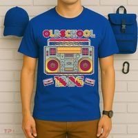 40th Birthday Oldschool Boombox 1986 T-Shirt thumb 6