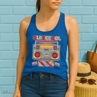 40th Birthday Oldschool Boombox 1986 Women's Tank Top thumb 2