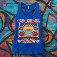 40th Birthday Oldschool Boombox 1986 Women's Tank Top thumb 3