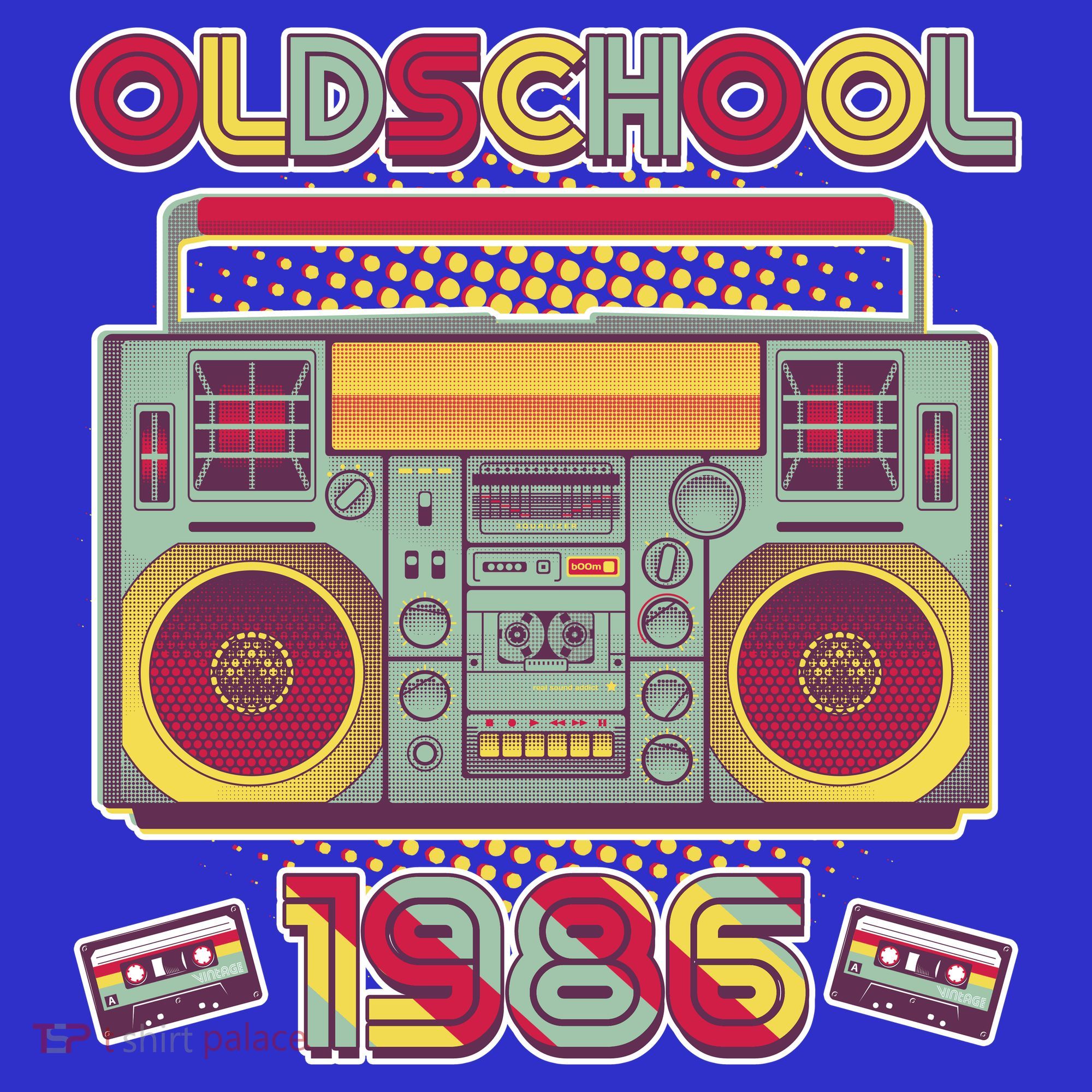 40th Birthday Oldschool Boombox 1986 Women's Tank Top