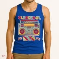 40th Birthday Oldschool Boombox 1986 Tank Top thumb 3