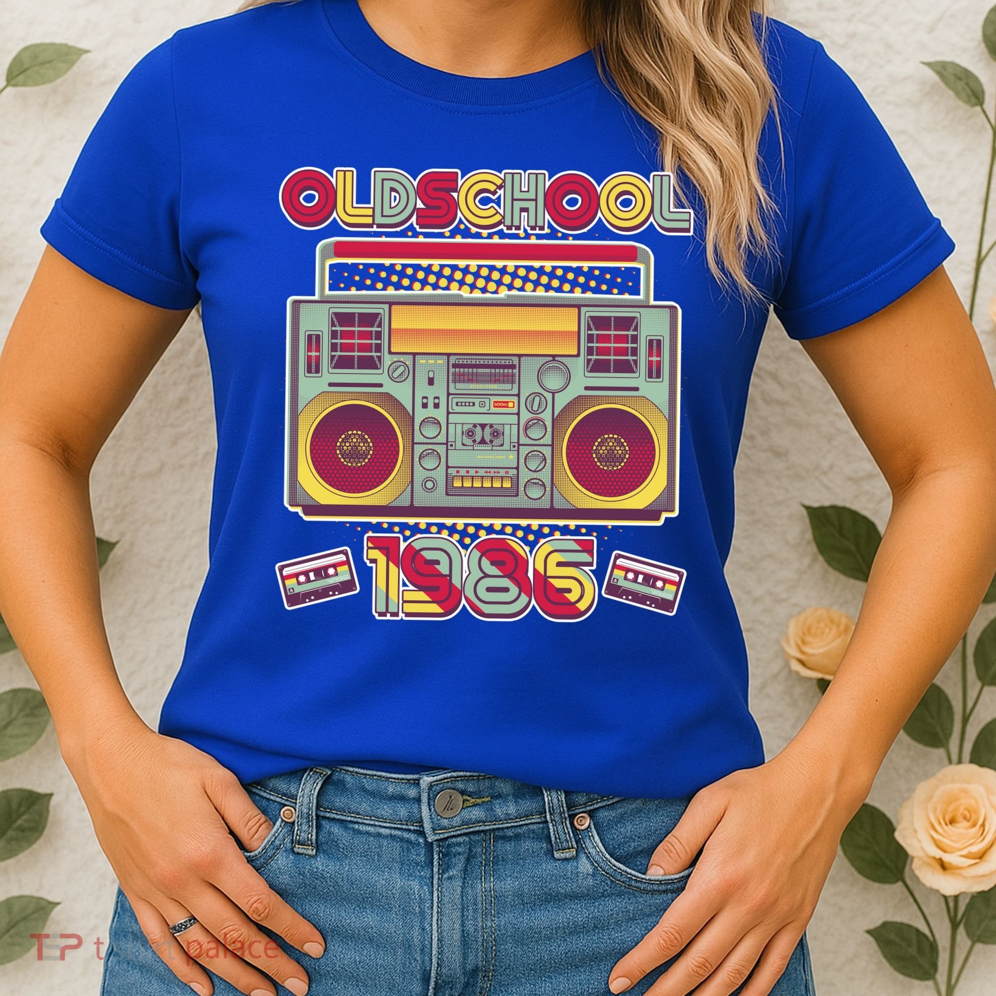 40th Birthday Oldschool Boombox 1986 Women's T-Shirt
