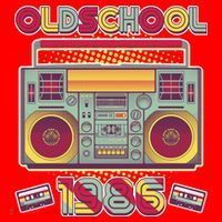 40th Birthday Oldschool Boombox 1986 Santa Hat thumb 1