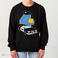 4th Birthday Police 4 Years Old Officer Car Costume Women's Sweatshirt thumb 0