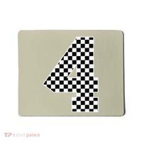 4th Birthday Race Car Four 4 Year Old Checkered Flag Mousepad thumb 0