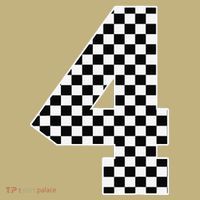 4th Birthday Race Car Four 4 Year Old Checkered Flag Mousepad thumb 1