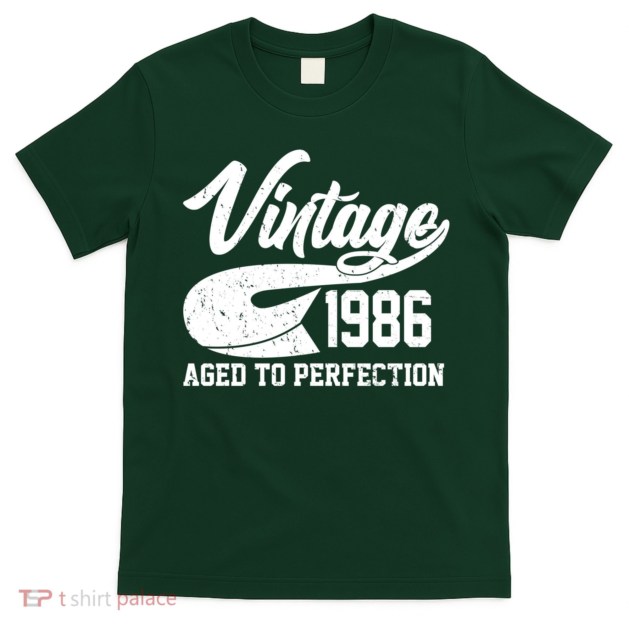 40th Birthday Sporty Vintage 1986 Age To Perfection  T-Shirt