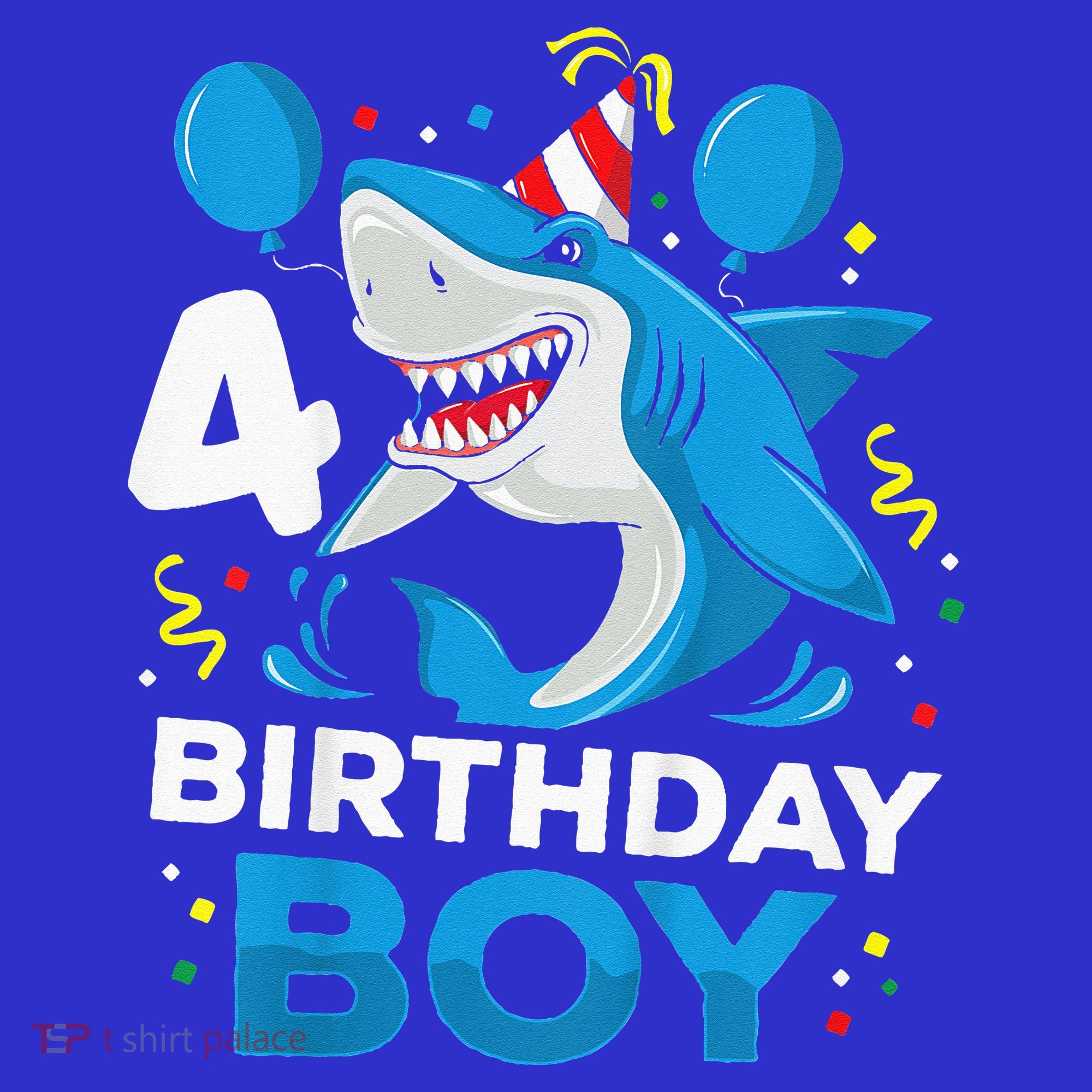 4th Birthday Shark Ocean Theme Party 4 Years Old Coaster