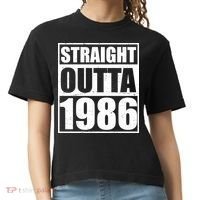 40th Birthday Straight Outta 1986 Comfort Colors Boxy T-Shirt thumb 0