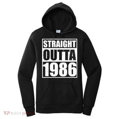 40th Birthday Straight Outta 1986 Women's Hoodie