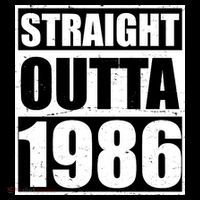 40th Birthday Straight Outta 1986 Tall Hoodie thumb 2
