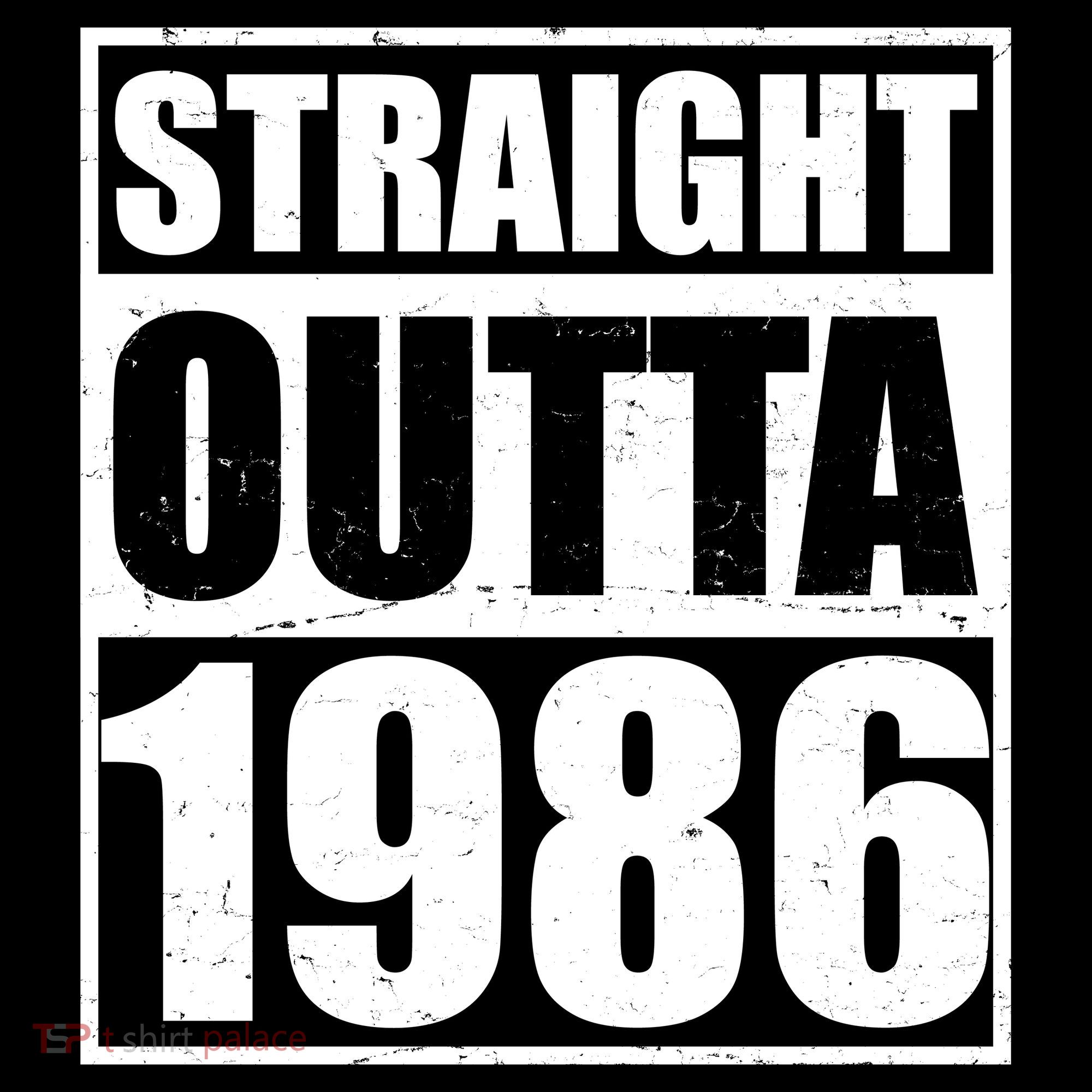 40th Birthday Straight Outta 1986 Tall Hoodie