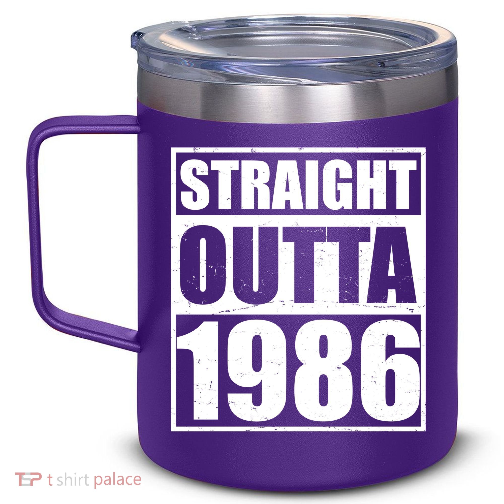 40th Birthday Straight Outta 1986 12oz Stainless Steel Coffee Mug