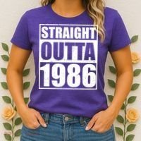 40th Birthday Straight Outta 1986 Women's T-Shirt thumb 2